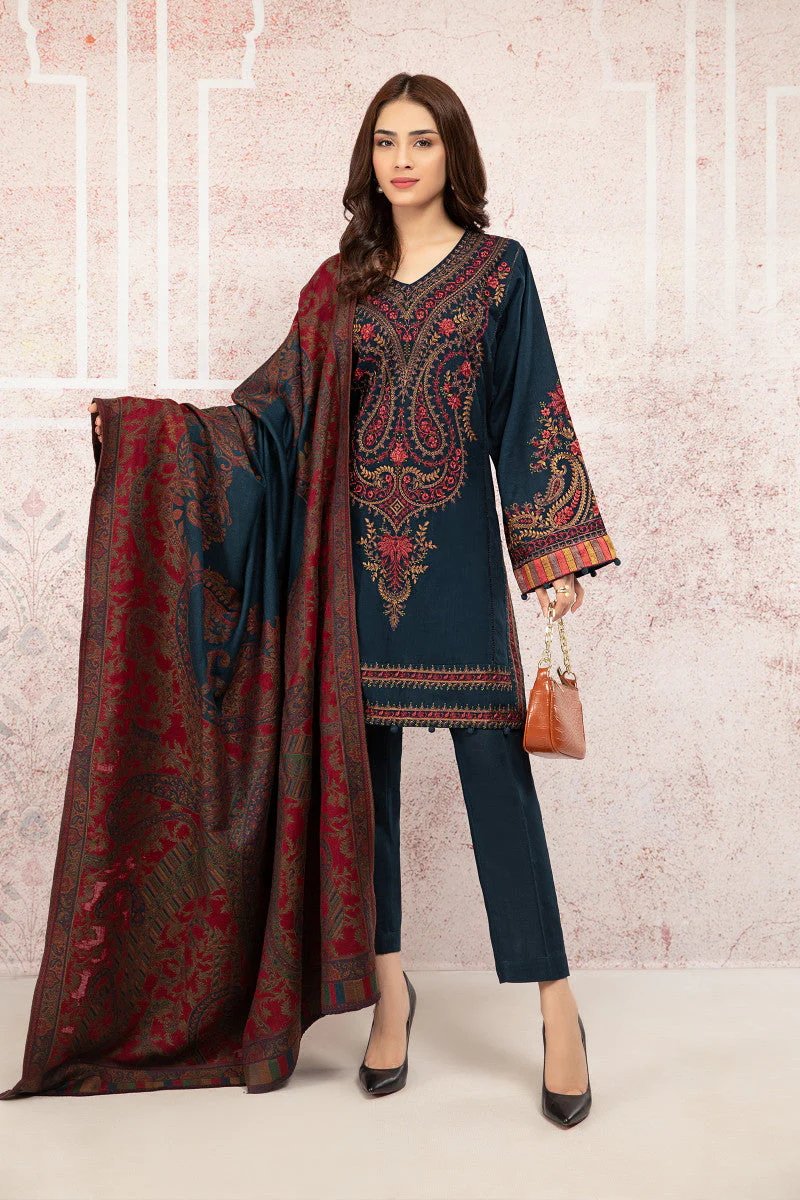 Mbroidered Fabrics Maria B Unstitched Lawn Collection